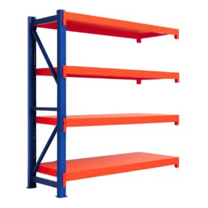 Přídavný policový regál 200 × 200 × 60 cm – nosnost 2 t